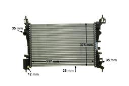 Radiator, engine cooling MAHLE CR1182000P