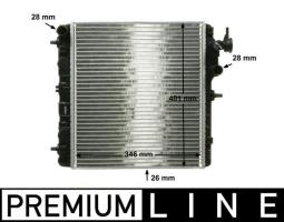 Radiator, engine cooling MAHLE CR1116000P