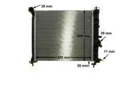 Radiator, engine cooling MAHLE CR1189000P