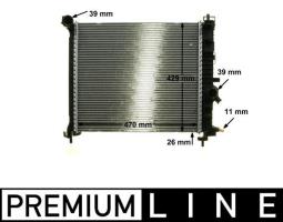 Radiator, engine cooling MAHLE CR1189000P