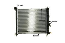 Radiator, engine cooling MAHLE CR1190000P