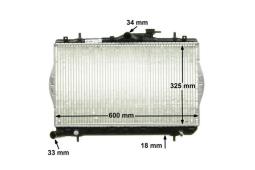 Radiator, engine cooling MAHLE CR1280000P