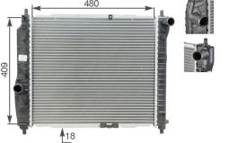 Radiator, engine cooling MAHLE CR1309000S