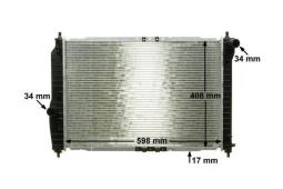 Radiator, engine cooling MAHLE CR1310000P