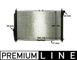 Radiator, engine cooling MAHLE CR1310000P