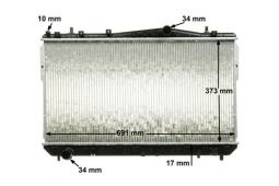 Radiator, engine cooling MAHLE CR1312000P