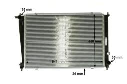 Radiator, engine cooling MAHLE CR1316000P