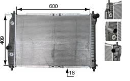 Radiator, engine cooling MAHLE CR131000S