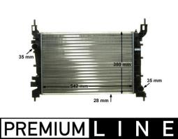 Radiator, engine cooling MAHLE CR1193000P