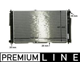 Radiator, engine cooling MAHLE CR1330000P