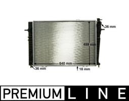 Radiator, engine cooling MAHLE CR1335000P