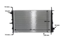 Radiator, engine cooling MAHLE CR1347000S