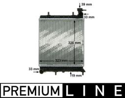 Radiator, engine cooling MAHLE CR1281000P