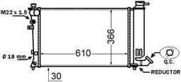 Radiator, engine cooling MAHLE CR1431000S