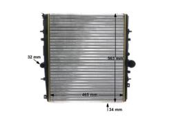 Radiator, engine cooling MAHLE CR1437000S