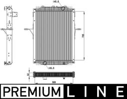 Radiator, engine cooling Mahle CR2098000P