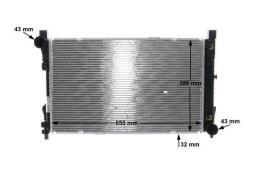 Radiator, engine cooling MAHLE CR1478000S