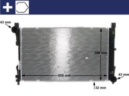 Radiator, engine cooling MAHLE CR1478000S