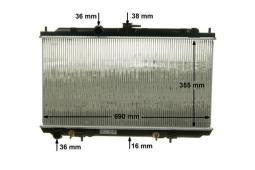 Radiator, engine cooling MAHLE CR1488000S