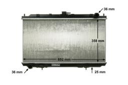 Radiator, engine cooling MAHLE CR1489000S