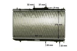 Radiator, engine cooling MAHLE CR1518000S