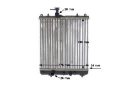 Radiator, engine cooling MAHLE CR1514000S