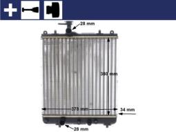 Radiator, engine cooling MAHLE CR1514000S