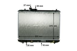 Radiator, engine cooling MAHLE CR1870000S