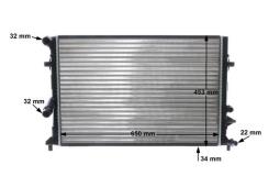 Radiator, engine cooling MAHLE CR1899000S