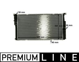 Radiator, engine cooling MAHLE CR1908000P