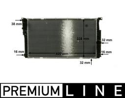 Radiator, engine cooling MAHLE CR1909000P