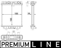 Radiator, engine cooling MAHLE CR1966000P