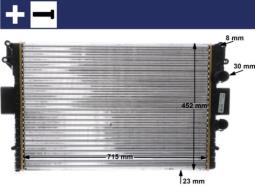 Radiator, engine cooling MAHLE CR2006000S