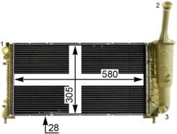 Radiator, engine cooling MAHLE CR2010000P