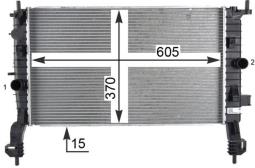 Radiator, engine cooling MAHLE CR2119000P