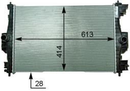 Radiator, engine cooling MAHLE CR2121000P