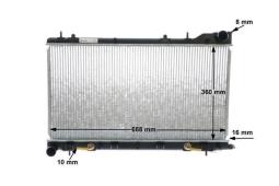 Radiator, engine cooling MAHLE CR2165000S