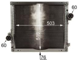 Radiator, engine cooling MAHLE CR2000000S