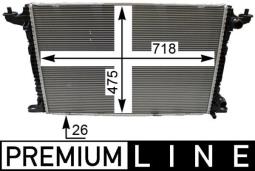 Radiator, engine cooling MAHLE CR2179000P