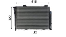 Radiator, engine cooling MAHLE CR248000S