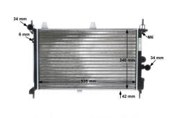 Radiator, engine cooling MAHLE CR267000S