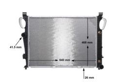 Radiator, engine cooling MAHLE CR304000P