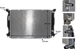 Radiator, engine cooling MAHLE CR364000S