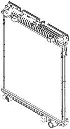 Radiator, engine cooling MAHLE CR379000P