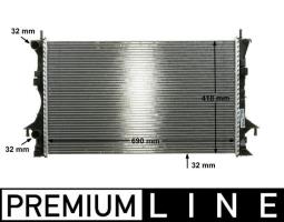 Radiator, engine cooling MAHLE CR461000P