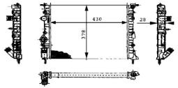 Radiator, engine cooling MAHLE CR449000S