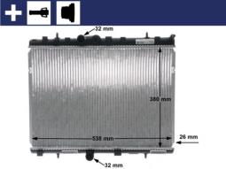 Radiator, engine cooling MAHLE CR5000S