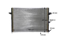 Radiator, engine cooling MAHLE CR639000S