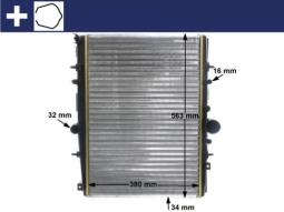 Radiator, engine cooling MAHLE CR590000S