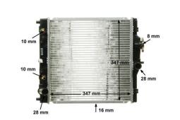 Radiator, engine cooling MAHLE CR611000S